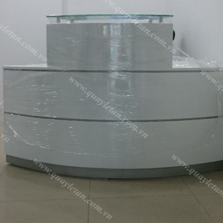 Quầy Lễ Tân Lệch Sơn QLTL S04